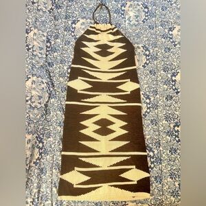 Ralph Lauren Black/Brown knit halter dress